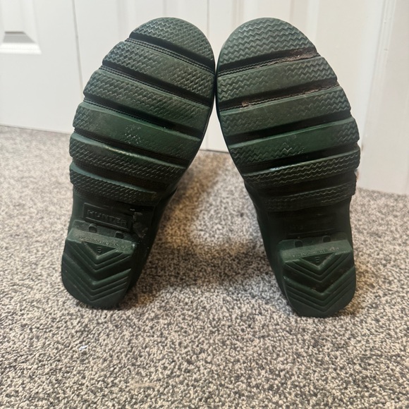 Hunter Original Tall Rain Boots Green Women’s 7.5 Waterproof Rubber - Picture 7 of 8
